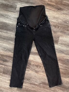 ABERCROMBIE A&F | Maternity 90s Straight Jeans with Stretch Waist Panel